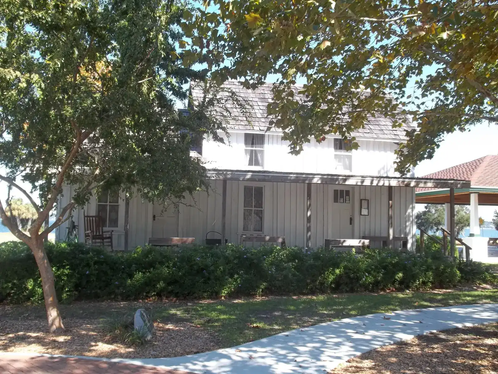 The Townsend House, built around 1895, at the Clermont Historic Village, where tours are free.